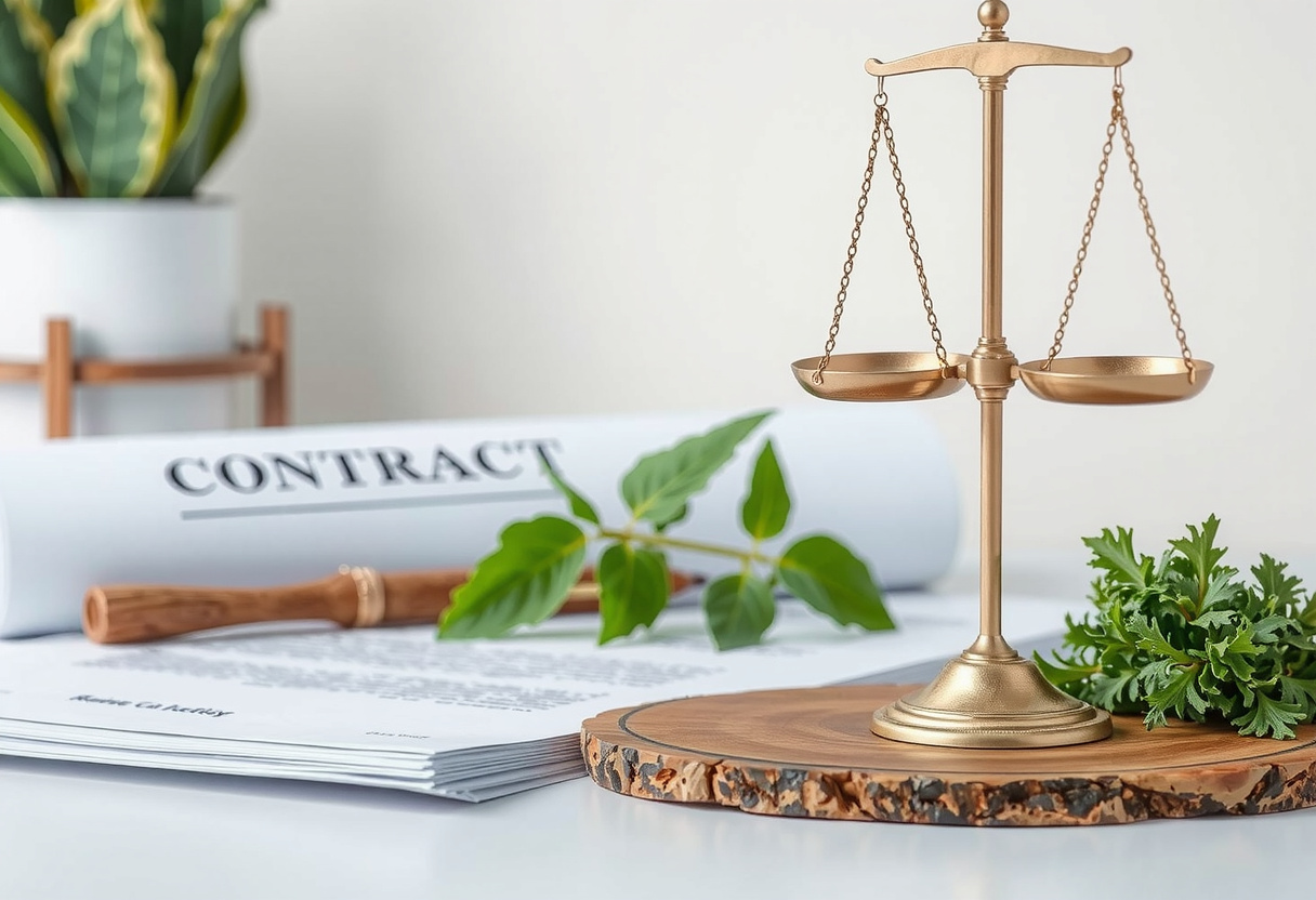 Legal terms and conditions concept