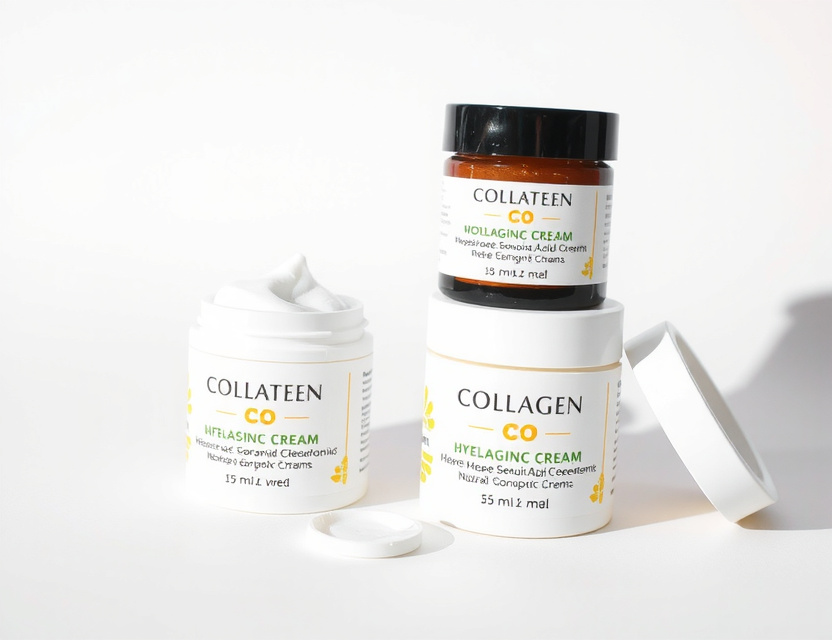 Natural women's skincare creams